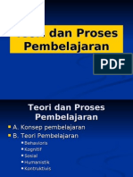 Teori Dan Proses Pembelajaran