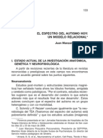 AUTISMO - El Espectro Del Autismo Hoy: Un Modelo Relacional.