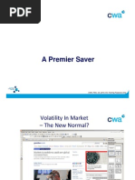 A Premier Saver: CWA - PDU - V2 - 2010 - For Training Purposes Only