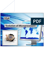 Evolution of The Microprocessor