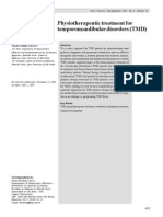 Physiotherapeutic Treatment For Temporomandibular Disorders (TMD)