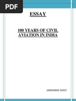 The History of Civil Aviation in India Began in December 1912