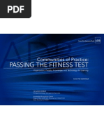 Communities of Practice: Passing The Fitness Test (For Presentation)