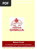 Gwalia Catering Packages