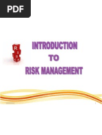 Isbm - 1 - Introduction To Risk Management