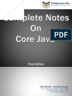 Core Java ByR - Nageswara Rao