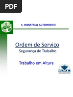 Ordem de Serviço Trabalho em Altura