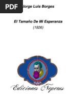 1926 - El Tamaño de Mi Esperanza (Ensayo)