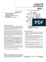 Complete 8-Bit A-to-D Converter AD570 : Ms 8C To +708C: AD570J 8C To +1258C: AD570S