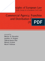 Commercial Agency - Franchise and Distribution Contracts (Principles of European Law Study Group On European Law)