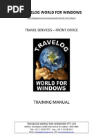 Travel Services Manual