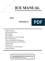 LG Pdp-4294lv1 Pdp4294lv1 Service Manual