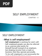 Self Employment