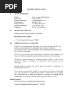 INFORME PSICOLOGICO-tepsi