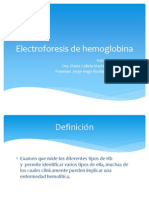 Electroforesis de Hemoglobina