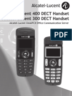 Alcatel-Lucent 300 400 Dect Manual Omnipcx Office