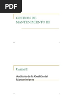 Auditoria de Mantenimiento