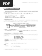 Individual Equation: 2.1.1 The Names of Subroutine, Library File and Single Shot Program