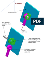 Concept of A Typical Pin Joint: Support Plate - Purely Schematic