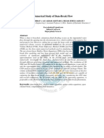 Numerical Study of Dam-Break Flow - Omid Seyedashraf