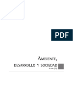 Ambiente, Desarrollo y Sociedad