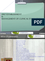 Site Management Organization (SMO) Establishment & Management of A Clinical Evaluation