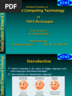 Optical Computing Technology: Technical Seminar On