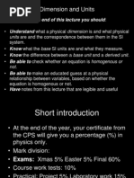 L1 Dimensions and Scalars