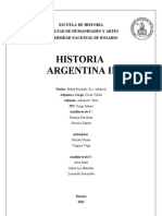 Programa Historia Argentina II (UNR) 2012