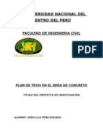 Plan de Tesis en El Área de Concreto-Mic-Marzo 2012