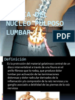 Hernia Del Núcleo Pulposo Lumbar - PPTX Yooo