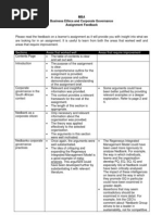 MBA Assignment Example