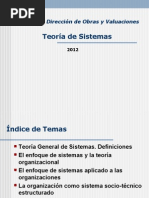 Teoria de Sistemas 2012