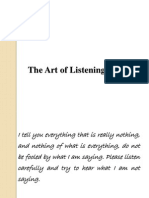 The Art of Listening