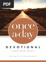 Once-A-Day Walk With Jesus Devotional