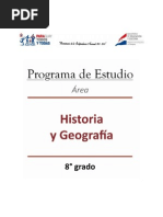 Programa de Historia - y - Geografia 8vo.-2011