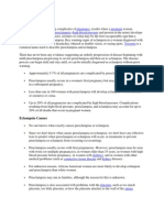 Eclampsia Overview: Pregnancy Pregnant Preeclampsia High Blood Pressure Coma Toxemia