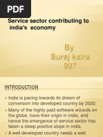 Service Sector Contributing To India's Economy