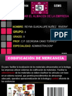 Codificación de Mercancía