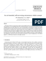 An Air-Launched, Self-Recovering Autonomous Vehicle Concept: J.W. Rutherford, V.L. Wells