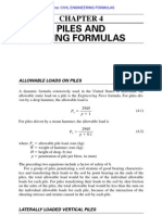 Piles and Piling Formula