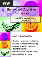 7 Behavioral Cognitive Continuum