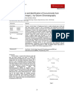 Isolation Purification and Identification of Curcuminoids