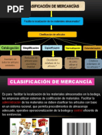 Clasificación de Mercancía