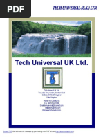 Tech Universal UK Pre-Qualification Updated