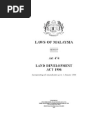 Act 474, Land Development Act 1956 (Revised 1991)