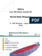 08 - DNVs Hull STR For WW - Hull STR - Cargo Area - Deck