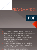 Cospus Linguistics and Pragmatics