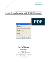 H3000 Hyper Terminal UK PDF Manual Completo