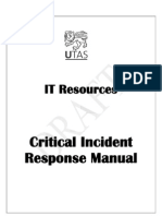 Critical Incident Management Plan Version 2